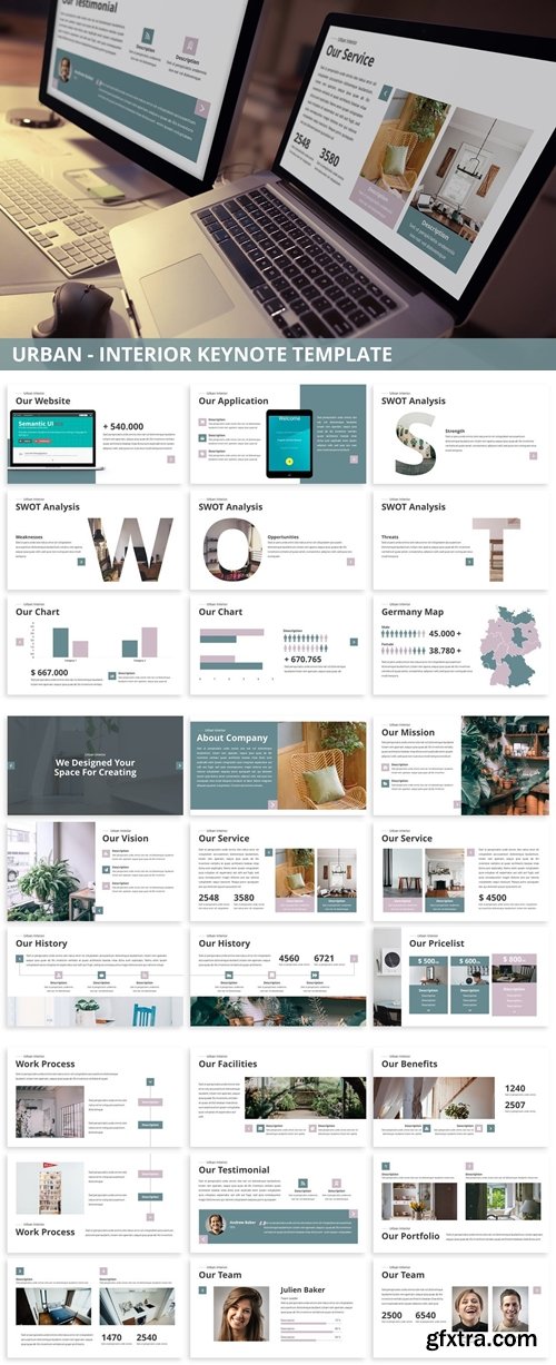 Urban - Interior Keynote Template