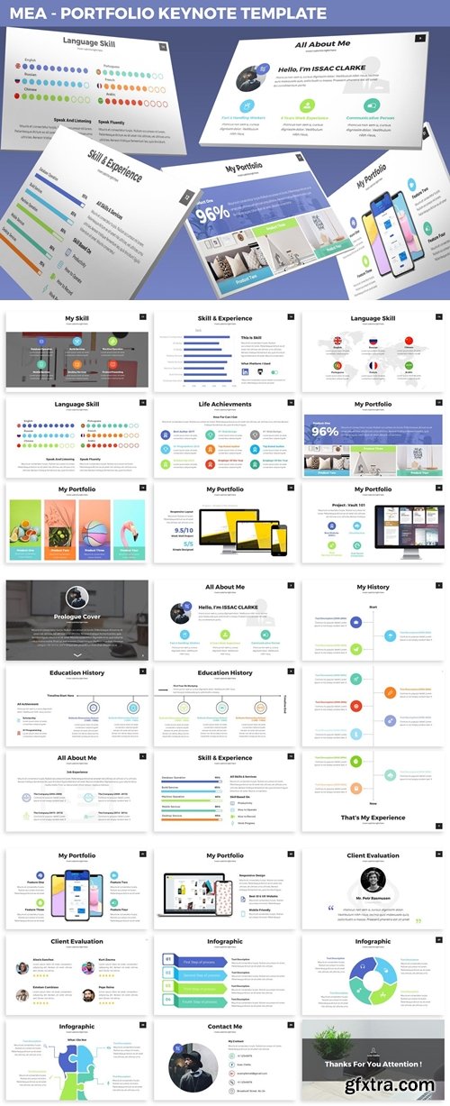 Mea - Portfolio Keynote Template