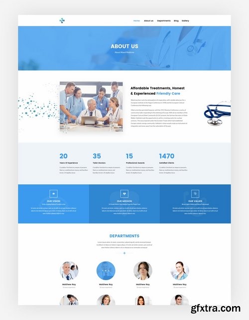 Health Care - Medical & Dental Psd Template