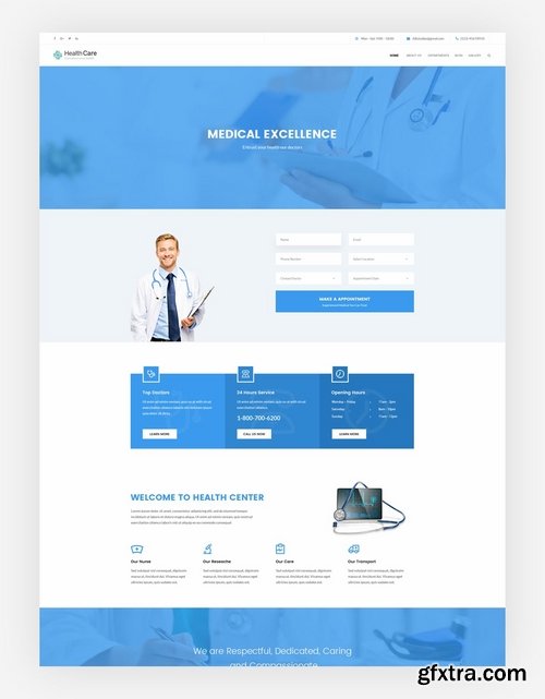 Health Care - Medical & Dental Psd Template