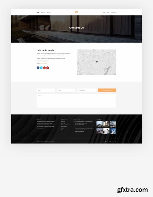 Architecture Agency - Company & Portfolio PSD