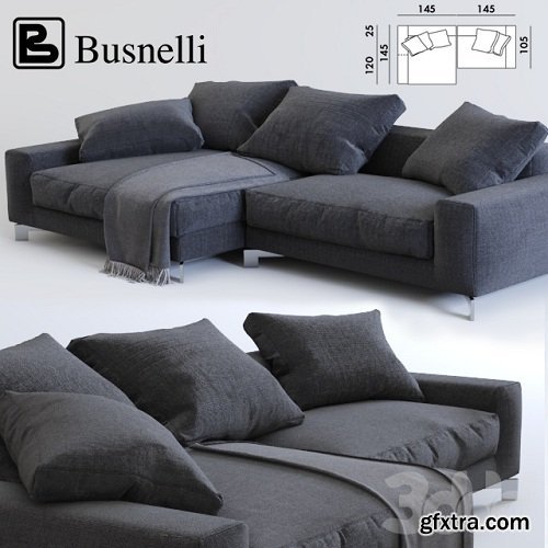 Corner sofa Busnelli