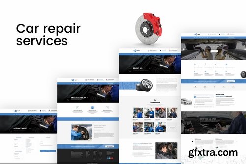 Car repair - Auto Services PSD Template