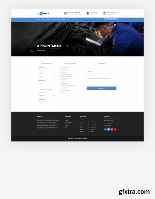 Car repair - Auto Services PSD Template