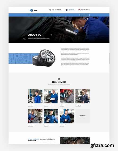 Car repair - Auto Services PSD Template