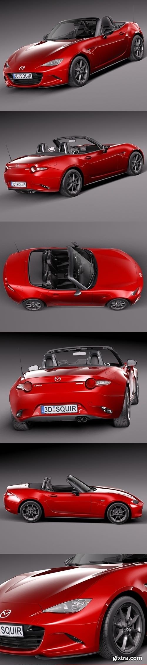 Mazda MX-5 2016 3d Model