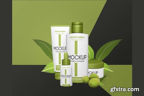 Mockup Cosmetic Packaging PSD