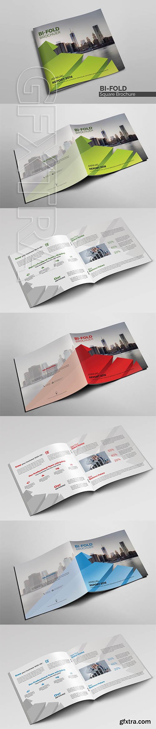 CreativeMarket - Bi-fold Brochure 3502612