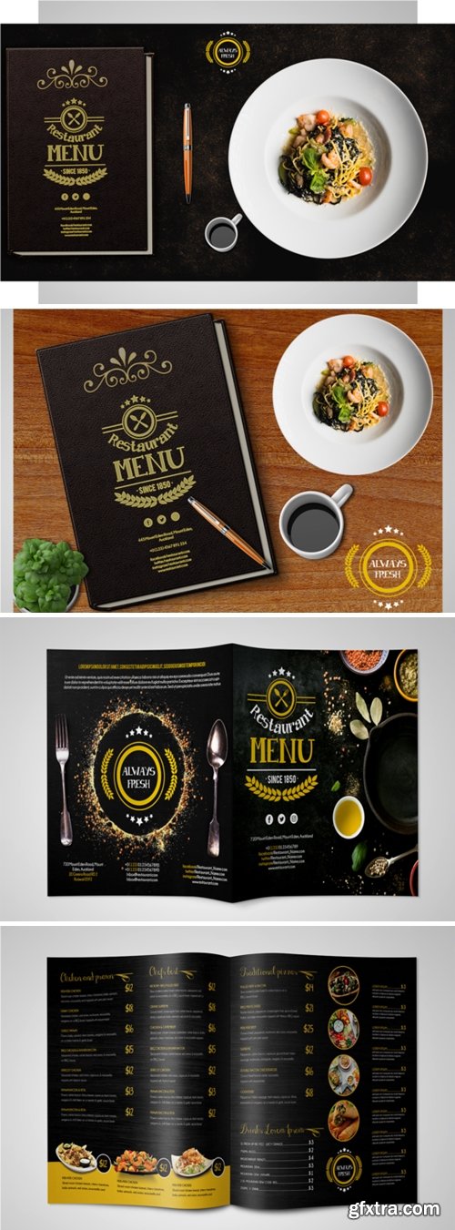 Restaurant Menu Flyer PSD Template