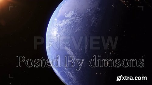 Realistic Earth 4K Loop 208528