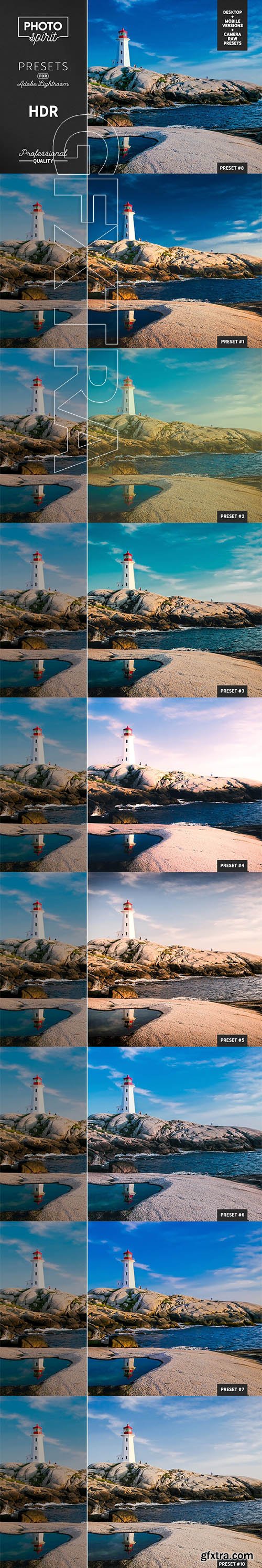 CreativeMarket - HDR LR Presets Mobile + Desktop 3709999