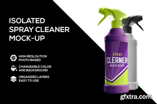 Spray Cleaner Mockup