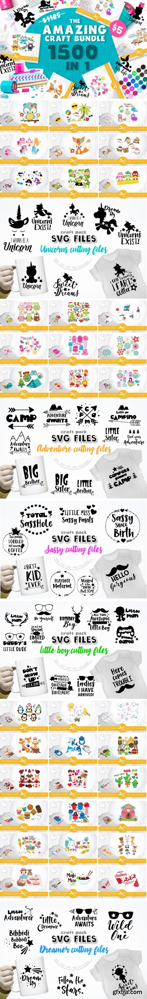 The Amazing Craft Bundle - 1500 Designs in 1 Pack