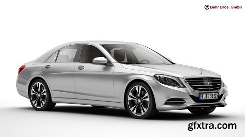 Mercedes S Class 2014 3d Model