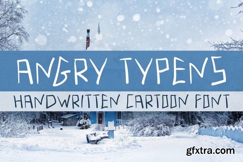 Angry Typens - Handwritten Font