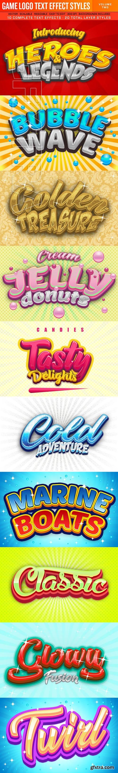 GraphicRiver - Game Logo Text Effect Styles 2 23685438