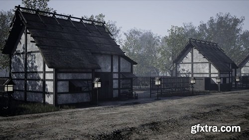 Japanese Medieval Village UE4