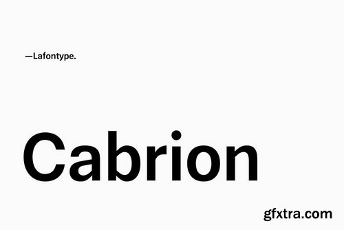 Cabrion Font Family