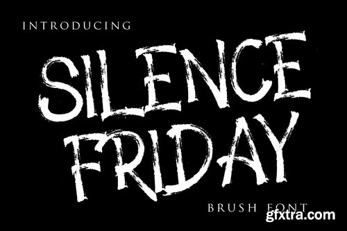 Silence Friday Font