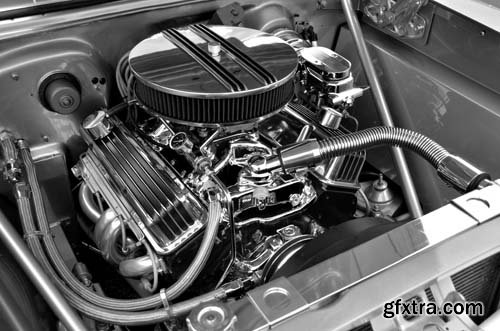 Photo - Car Engine - 9xJPGs