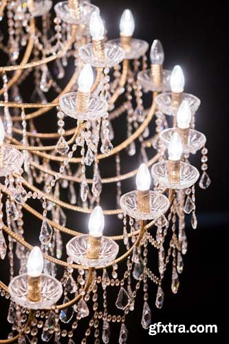 Photo - Glass Chandelier - 10xJPGs