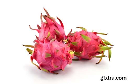 Photo - Dragon Fruit Isolated - 7xJPGs