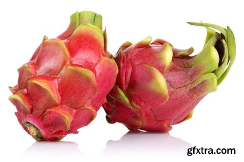 Photo - Dragon Fruit Isolated - 7xJPGs