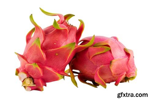 Photo - Dragon Fruit Isolated - 7xJPGs