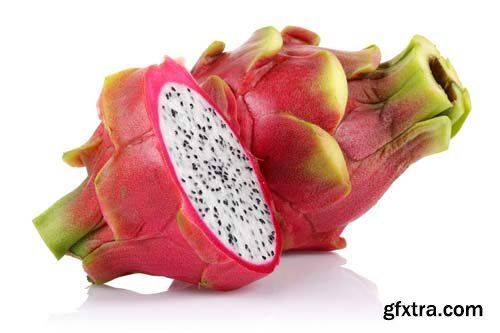 Photo - Dragon Fruit Isolated - 7xJPGs