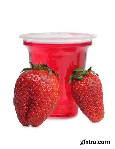 Photo - Strawberries Jam Isolated - 6xJPGs