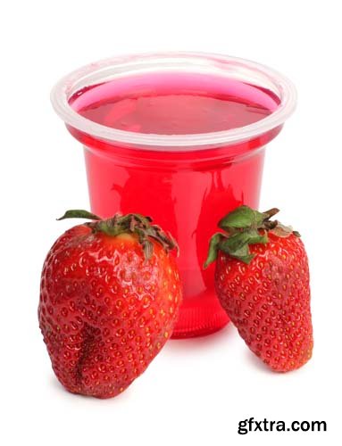 Photo - Strawberries Jam Isolated - 6xJPGs