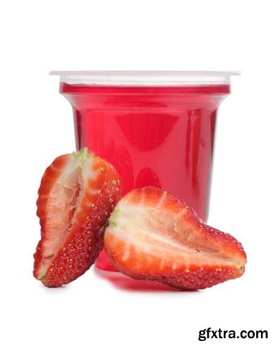 Photo - Strawberries Jam Isolated - 6xJPGs