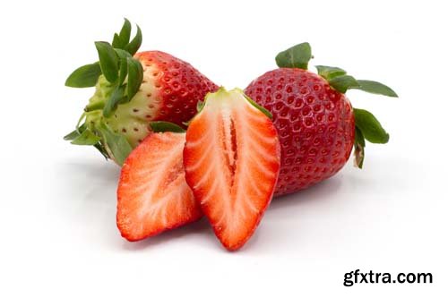 Photo - Strawberry Isolated - 10xJPGs