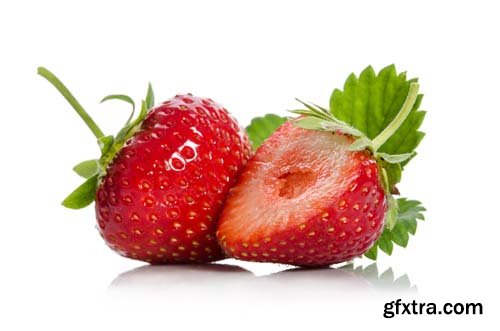 Photo - Strawberry Isolated - 10xJPGs