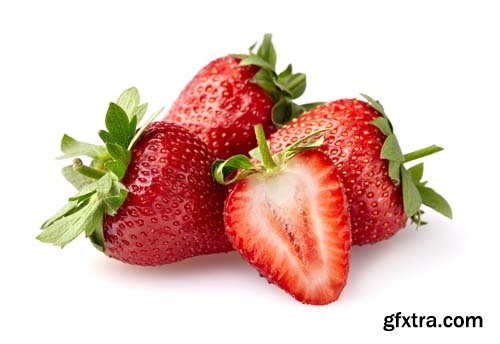 Photo - Strawberry Isolated - 10xJPGs