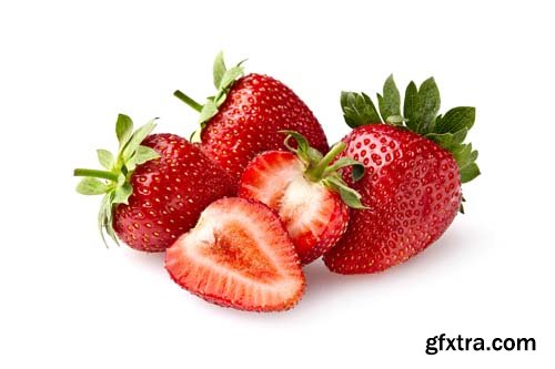 Photo - Strawberry Isolated - 10xJPGs