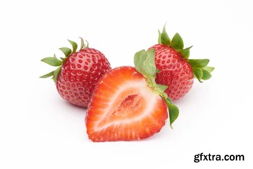 Photo - Strawberry Isolated - 10xJPGs