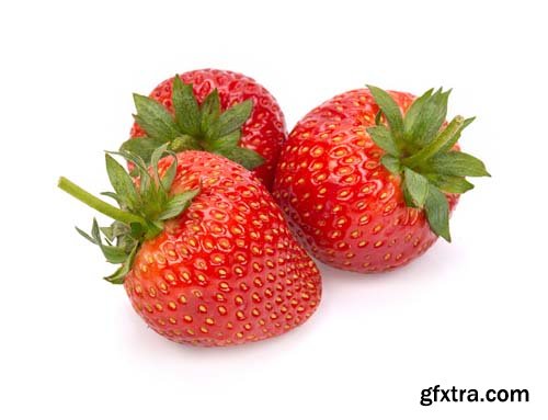 Photo - Strawberry Isolated - 10xJPGs