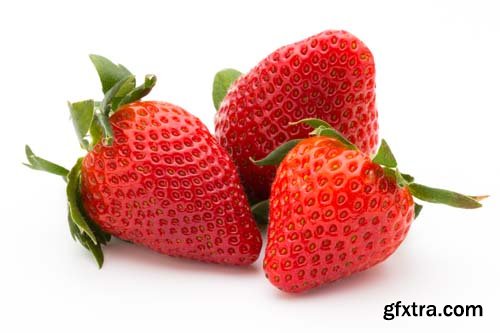 Photo - Strawberry Isolated - 10xJPGs