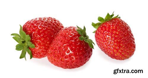 Photo - Strawberry Isolated - 10xJPGs