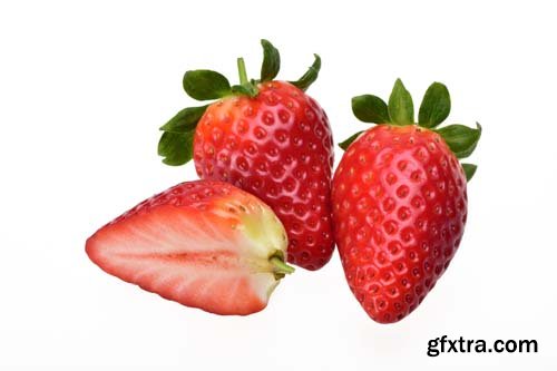 Photo - Strawberry Isolated - 10xJPGs