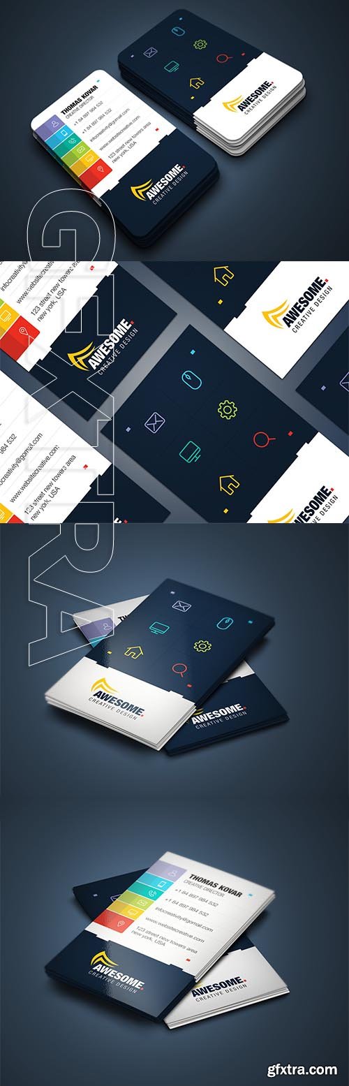 CreativeMarket - Creative Business Card 3668540