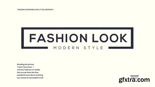 Videohive Fashion Look 17262426