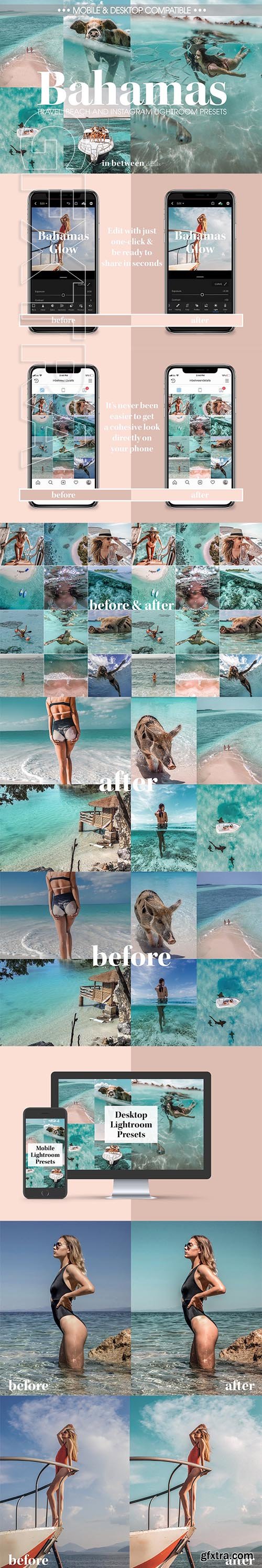 CreativeMarket - Bahamas Mobile Lightroom Presets 3727286