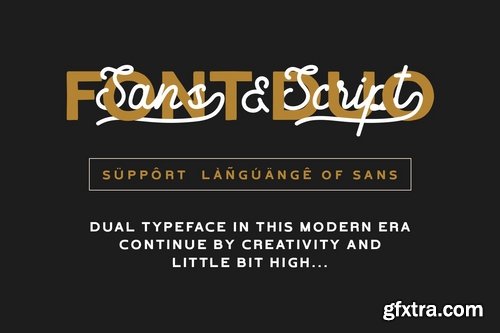 Gold Port - Font Duo