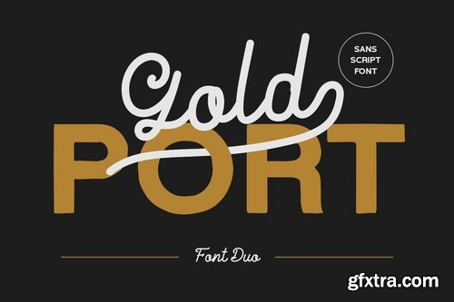 Gold Port - Font Duo