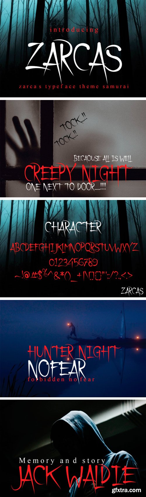 Zarcas Font