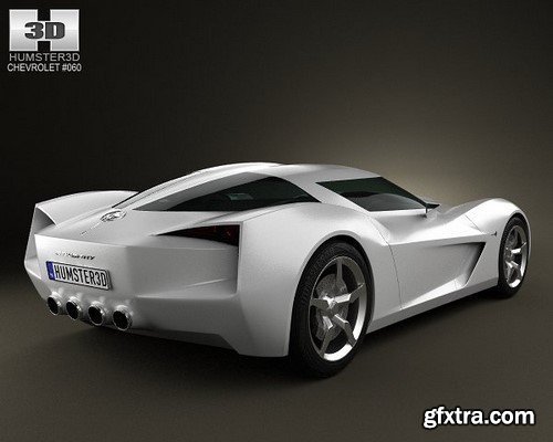 Chevrolet Stingray concept 2009 3D Model