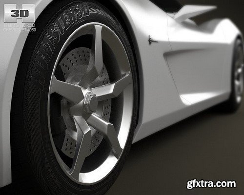 Chevrolet Stingray concept 2009 3D Model