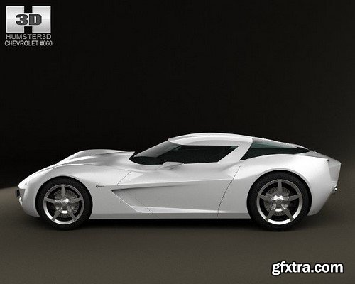 Chevrolet Stingray concept 2009 3D Model